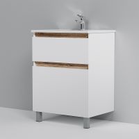 Тумба под раковину AM.PM X-Joy 65 M85AFSX0652WG Белый глянец — фото 3, Мебель для ванной