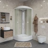 Душевая кабина Niagara Promo 90x90 P90/26/MT без гидромассажа — фото 3, Душевые кабины