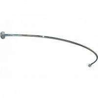 Карниз для ванны Bas 160 КЗ00006 Хром — фото 1, Карнизы для ванной