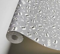 Обои AS Creation Karl Lagerfeld Винил на флизелине (0,53*10,05) Серый, Надписи арт-37843-2 — фото 3, Обои