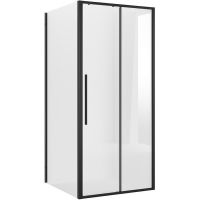 Душевой уголок Niagara Nova 100х80 NG-84-10AB-A80B-34 профиль Черный матовый стекло прозрачное — фото 1, Прямоугольные душевые уголки