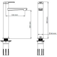 Товар: Смеситель для раковины Teska Liva Leo L E5427 Золото - фото 3 Смеситель для раковины Teska Liva Leo L E5427 Золото — фото 3, Смесители для раковины
