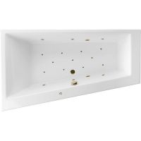 Акриловая ванна Excellent Sfera Slim 170x100 L WAEX.SFL17S.RELAX.BR с гидромассажем — фото 1, Ванны