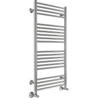 Водяной полотенцесушитель Terminus Аврора П20 500х1000 4670078529381 Хром, нижнее подключение, G 1/2" ВР, с угловым соединением — фото 1, Водяные полотенцесушители