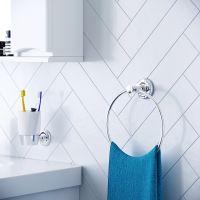 Товар: Кольцо для полотенец AM.PM Like A8034400 хром - фото 7 Кольцо для полотенец AM.PM Like A8034400 хром — фото 7, Полотенцедержатели