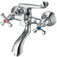 Смеситель для ванны Viko V-1512 универсальный Хром — фото 1, Смеситель для ванны