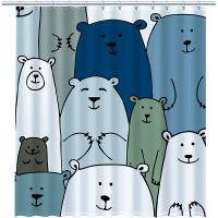 Штора для ванны Fixsen Bear 180х200 FX-2503 Цветная — фото 1, Аксессуары для туалета