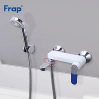 Смеситель для ванны Frap H34 Белый Хром арт-F3234 — фото 13, Смеситель для ванны