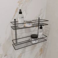 Полка корзина DIWO Смоленск П16100 Черный муар — фото 2, Полки для ванной и душа