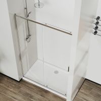 Душевая дверь Vincea City 100 VDS-5CT100CL профиль Хром стекло прозрачное — фото 3, Раздвижные душевые двери