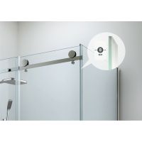 Душевой уголок Berges Gelios 120х80 061001 профиль Хром стекло прозрачное — фото 3, Прямоугольные душевые уголки