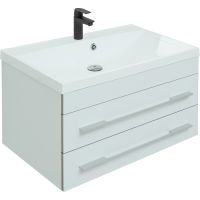 Тумба под раковину Aquanet Верона 75 272422 подвесная Белая матовая — фото 1, Мебель для ванной