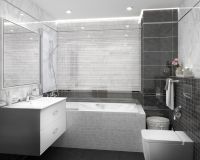 Керамический декор Laparet Olimpus мозаичный белый MM34037 25х25 см — фото 2, Керамическая плитка