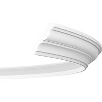 Карниз гибкий Европласт 1.50.288 2000x58x53 мм — фото 1, Карнизы