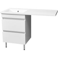 Тумба под раковину Stella Polar Мадлен 120 SP-00000406 Белая — фото 1, Тумбы под раковину