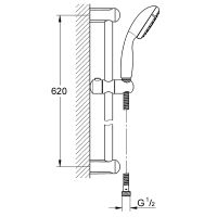 Комплект смесителей Grohe Eurosmart Хром арт-124446 — фото 12, Готовые комплекты для ванной комнаты