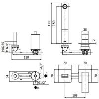Товар: Смеситель для раковины Paffoni Elle Черный матовый арт-EL104NO70 - фото 2 Смеситель для раковины Paffoni Elle Черный матовый арт-EL104NO70 — фото 2, Смесители для раковины
