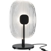 Настольная лампа Maytoni Modern Eclipse MOD152TL-L1BK Прозрачная Черный — фото 1, Настольные лампы