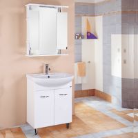 Тумба под раковину Onika Стелла 65 Белая — фото 4, Мебель для ванной