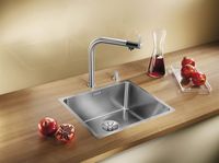 Товар: Кухонная мойка Blanco Andano 400-IF 522957 Нержавеющая сталь с зеркальной полировкой - фото 5 Кухонная мойка Blanco Andano 400-IF 522957 Нержавеющая сталь с зеркальной полировкой — фото 5, Кухонные мойки