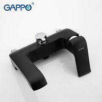 Смеситель для ванны Gappo G50 G3250 Черный матовый — фото 3, Смеситель для ванны