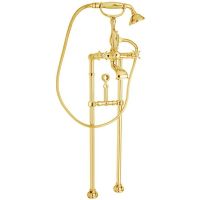 Смеситель для ванны Cezares Lord LORD-VDPS-03/24-M Золото 24 карат — фото 1, Смесители напольные