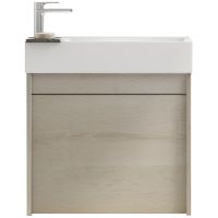 Тумба под раковину Art&Max Family-500-1D-SO-PB подвесная Сканди — фото 1, Мебель для ванной