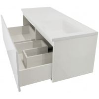 Товар: Тумба с раковиной Эстет Dallas Luxe 120 R ФР-00001931 подвесная Белая - фото 3 Тумба с раковиной Эстет Dallas Luxe 120 R ФР-00001931 подвесная Белая — фото 3, Тумбы с раковиной