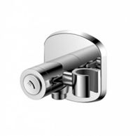 Шланговое подключение с держателем Cezares Globo-F-AIV1-B-01 Хром — фото 1, Шланговые подключения