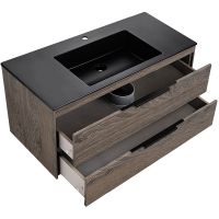 Тумба под раковину Vincea Chiara 2D 100 VMC-2C2100RO подвесная R.Oak — фото 6, Тумбы под раковину