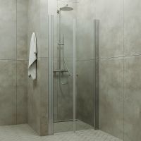 Товар: Душевая дверь Triton Дабл 90 Щ0000036861 профиль Хром стекло прозрачное - фото 1 Душевая дверь Triton Дабл 90 Щ0000036861 профиль Хром стекло прозрачное — фото 1, Распашные душевые двери