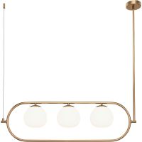 Подвесной светильник Maytoni Modern Erich MOD221PL-03BS Белый Латунь — фото 1, Подвесные светильники