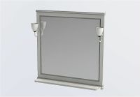 Зеркало Aquanet Валенса 100 180290 Белое — фото 3, Зеркала в ванную комнату