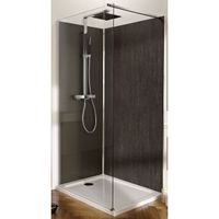 Душевая стенка Jacob Delafon Contra 70 E22FT70-GA профиль Хром стекло прозрачное — фото 2, Боковые стенки