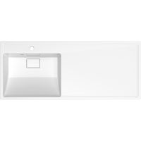 Товар: Раковина Paola Magenta 120 L с местом под стиральную машину Белая глянцевая - фото 5 Раковина Paola Magenta 120 L с местом под стиральную машину Белая глянцевая — фото 5, Раковины