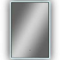 Зеркало Континент Amer 600х1000 ЗЛП1526 с подсветкой Черное с бесконтактным выключателем — фото 3, Зеркала в ванную комнату