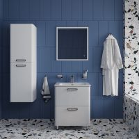 Тумба с раковиной Iddis Brick 60 BRI60WFi95K Белая — фото 6, Тумбы с раковиной