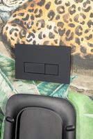 Клавиша смыва Boheme 669-B Черная матовая — фото 2, Комплектующие для душевого оборудования