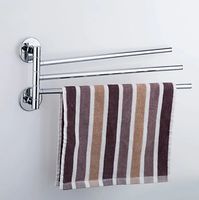 Товар: Полотенцедержатель Frap F38 F3813 поворотный Хром - фото 2 Полотенцедержатель Frap F38 F3813 поворотный Хром — фото 2, Полотенцедержатели