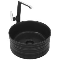 Раковина-чаша WeltWasser Elbach 3272 MB 40 10000004559 Черная матовая — фото 1, Раковины накладные