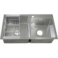 Кухонная мойка Fabia 78х43 78433 Сатин — фото 1, Кухонные мойки