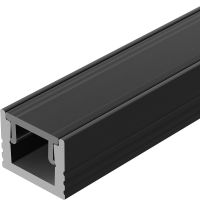 Профиль алюминиевый Arlight Mini 030522 накладной для контурной подсветки Черный — фото 1, Профили для светодиодных лент