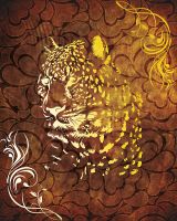 Фреска Ortograf Животные 5293 Фактура бархат FX Флизелин (2,2*2,7) Коричневый/Желтый, Животные/Абстракция арт-5293 (бархат FX) — фото 2, Фрески