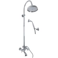 Душевая система Rav Slezak Morava retro MK359.5/3 Хром — фото 1, Душевые стойки