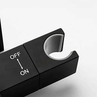 Гигиенический душ со смесителем Gappo G7207-60 с термостатом Черный матовый — фото 7, Душевое оборудование. Душевая программа