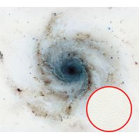 Фреска Ortograf Misto 33491 Фактура флок FLK Флизелин (3*2,7) Белый/Бирюзовый, Абстракция — фото 1, Фрески