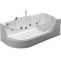 Акриловая ванна Ceruttispa С-403A R 170x80 10349 с гидромассажем — фото 1, Акриловые ванны