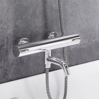 Смеситель для ванны Damixa Scandinavian Pure 363000000 с термостатом Хром — фото 3, Смесители