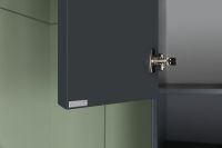 Шкаф пенал Allen Brau Infinity 35 L 1.21010.AM подвесной Антрацит матовый — фото 11, Мебель для ванной