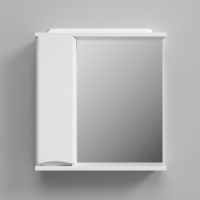 Зеркало со шкафом AM.PM Like 65 L M80MPL0651WG с подсветкой Белый — фото 1, Зеркальные шкафы в ванную